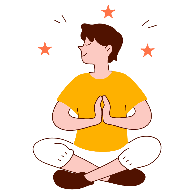 Meditation Illustration from Manchester Set