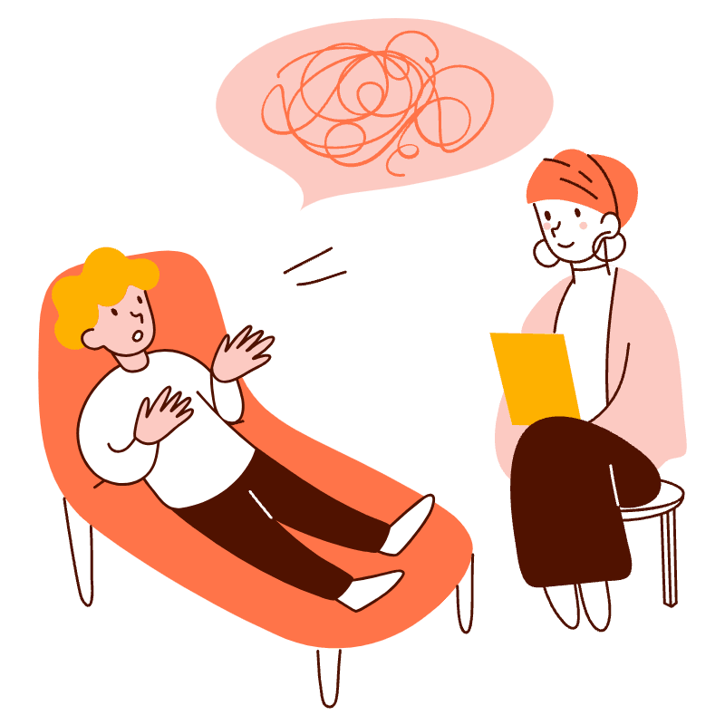 Therapy Counseling Illustration from Manchester Set