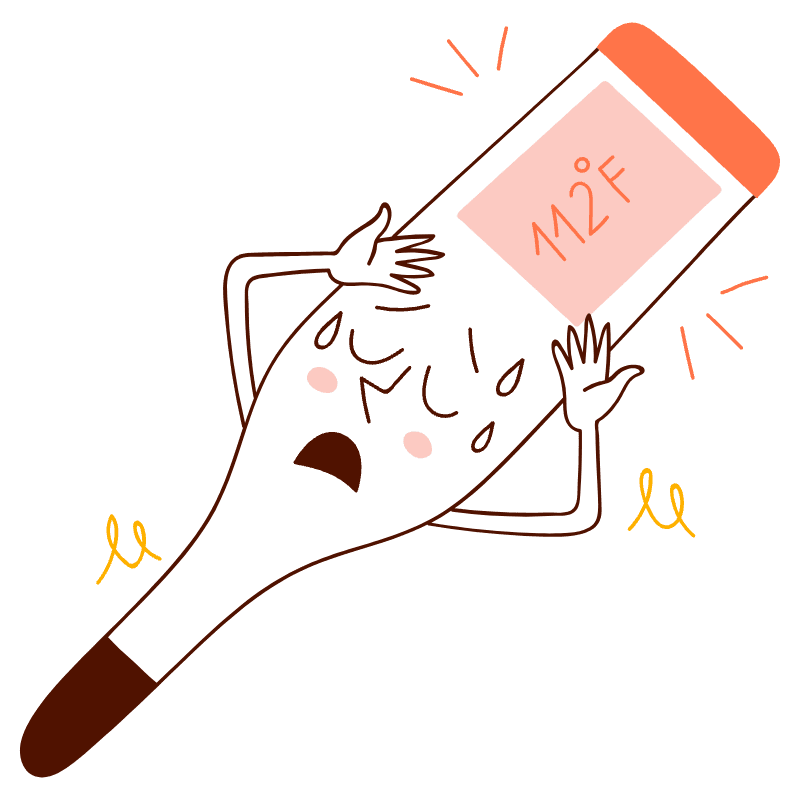Thermometer Illustration from Manchester Set