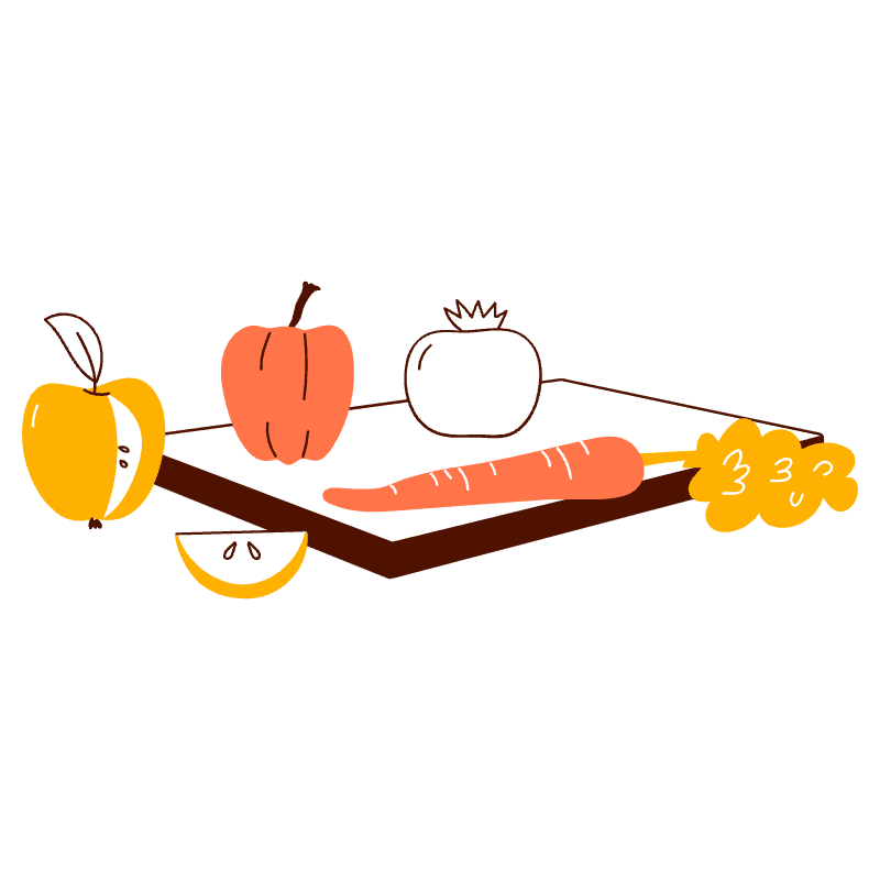 Vegan Cuisine Illustration from Manchester Set