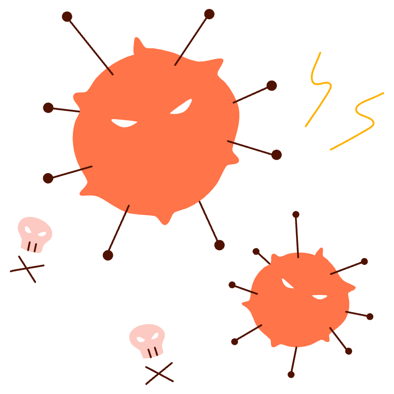 Virus Illustration from Manchester Set