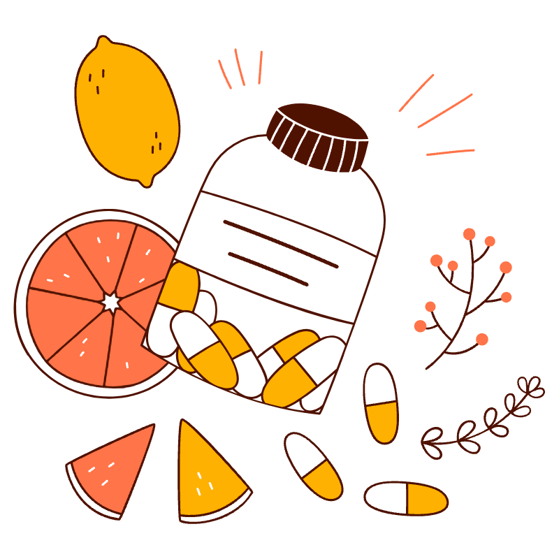 Vitamins 2 Illustration from Manchester Set
