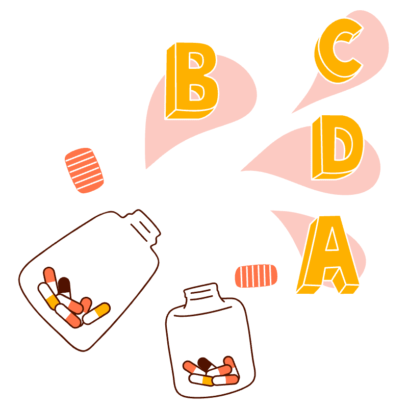 Vitamins 3 Illustration from Manchester Set