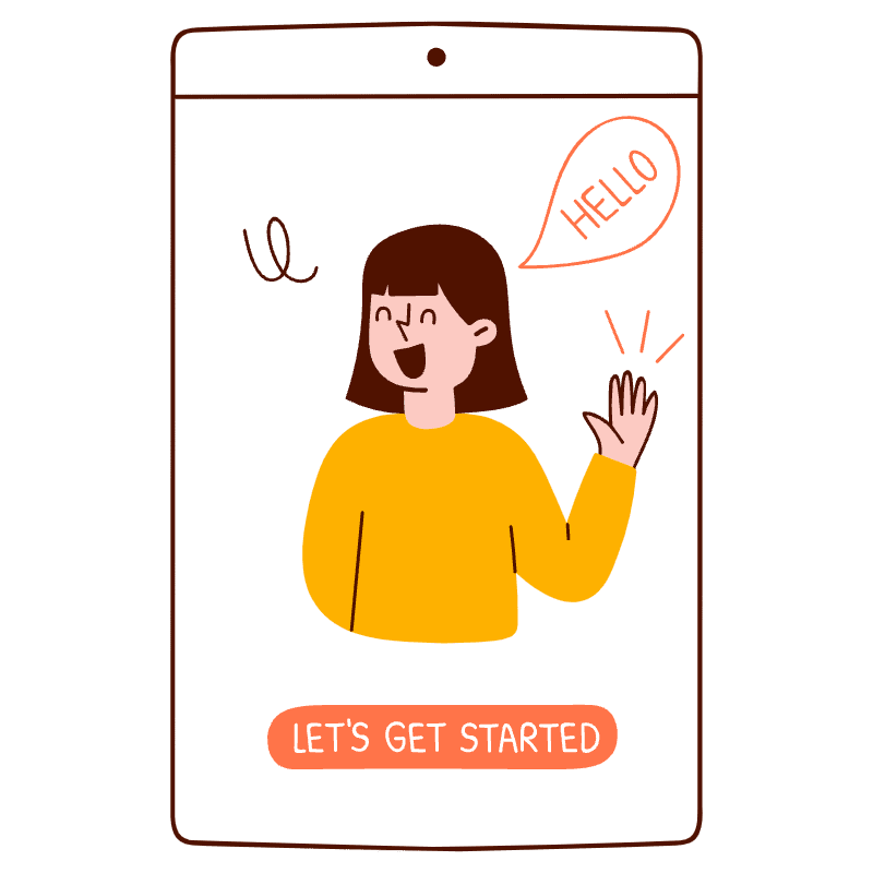 Let Get Started Illustration from Manchester Set