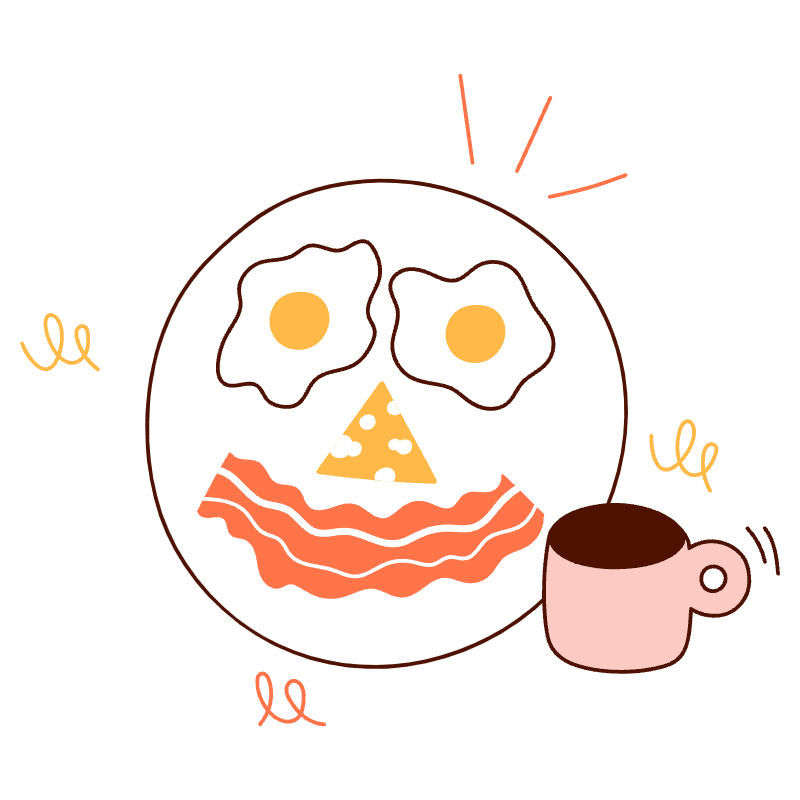 Breakfast 2 Illustration from Manchester Set