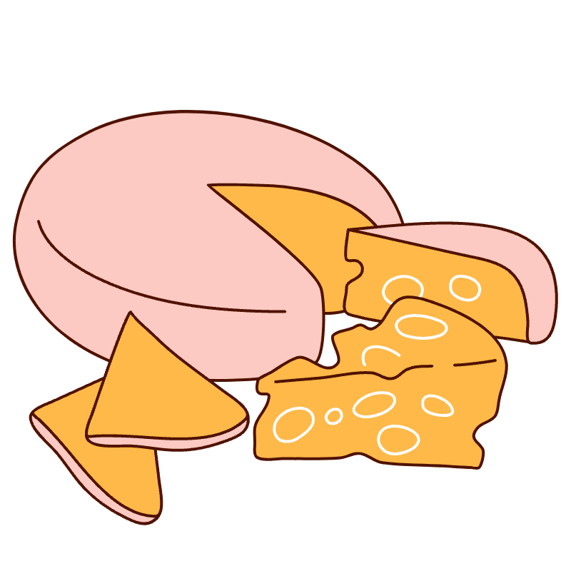 Cheese Illustration from Manchester Set