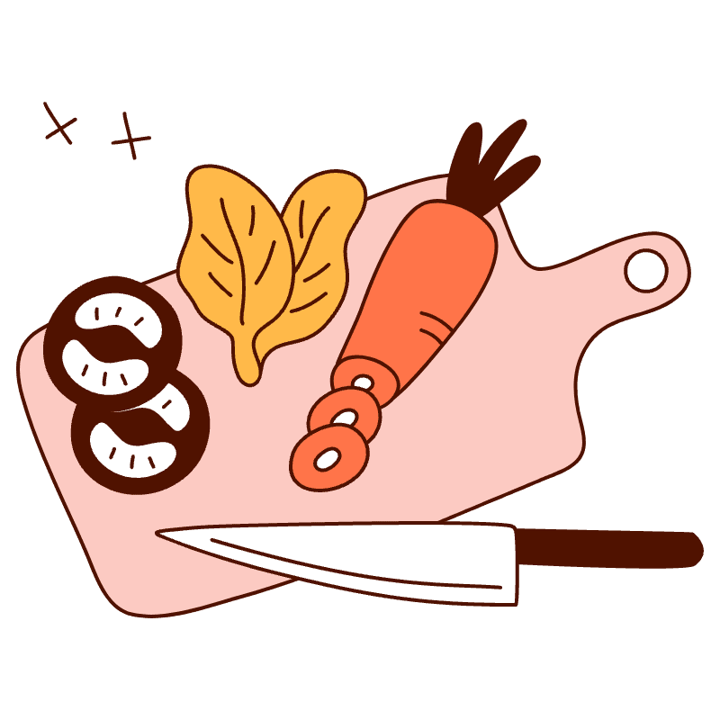 Chopping Board Illustration from Manchester Set