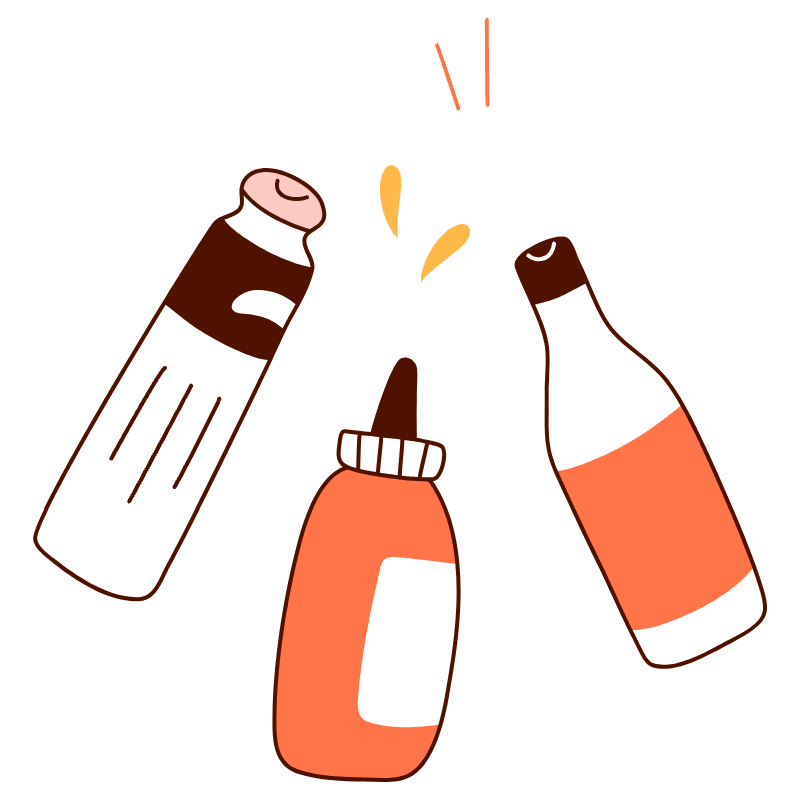 Condiments Illustration from Manchester Set