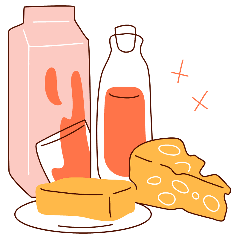 Dairy Illustration from Manchester Set