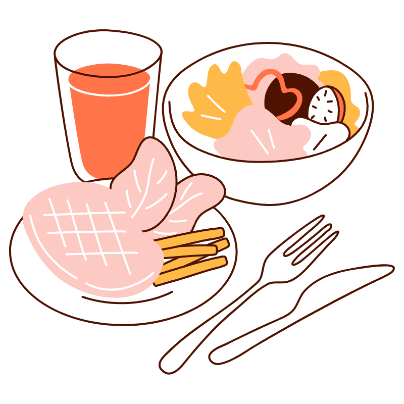 Dinner 2 Illustration from Manchester Set