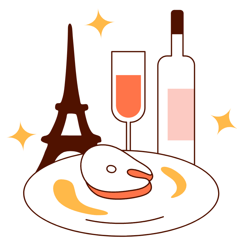 Fine Dining Illustration from Manchester Set