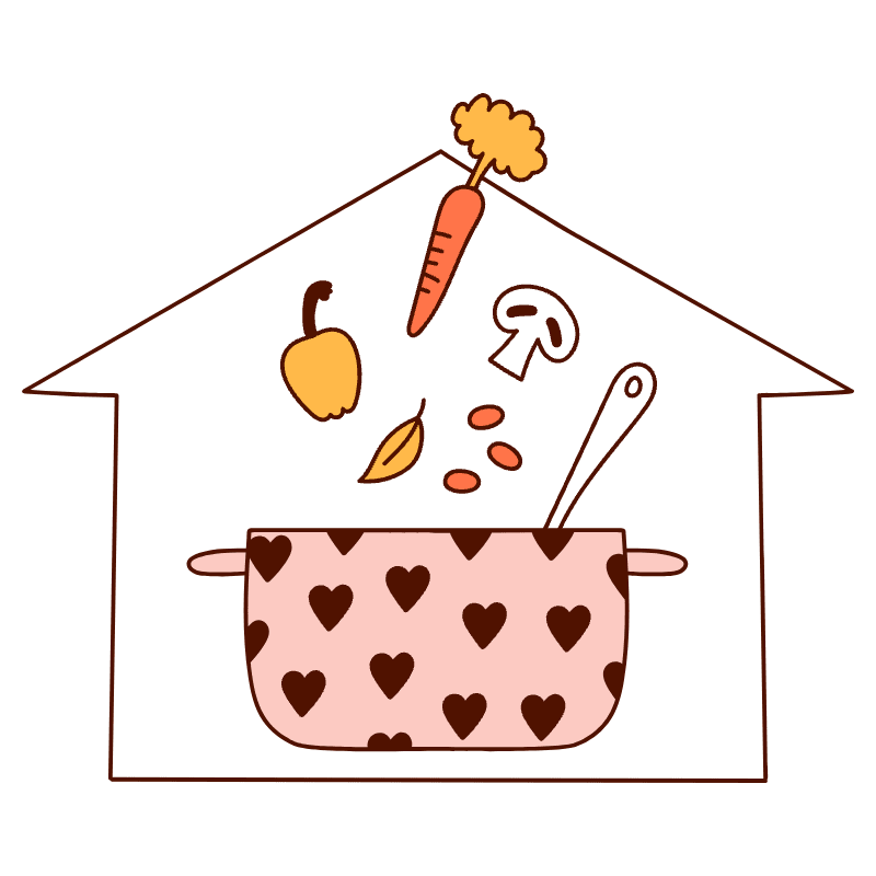 Home Cooked Meal 2 Illustration from Manchester Set