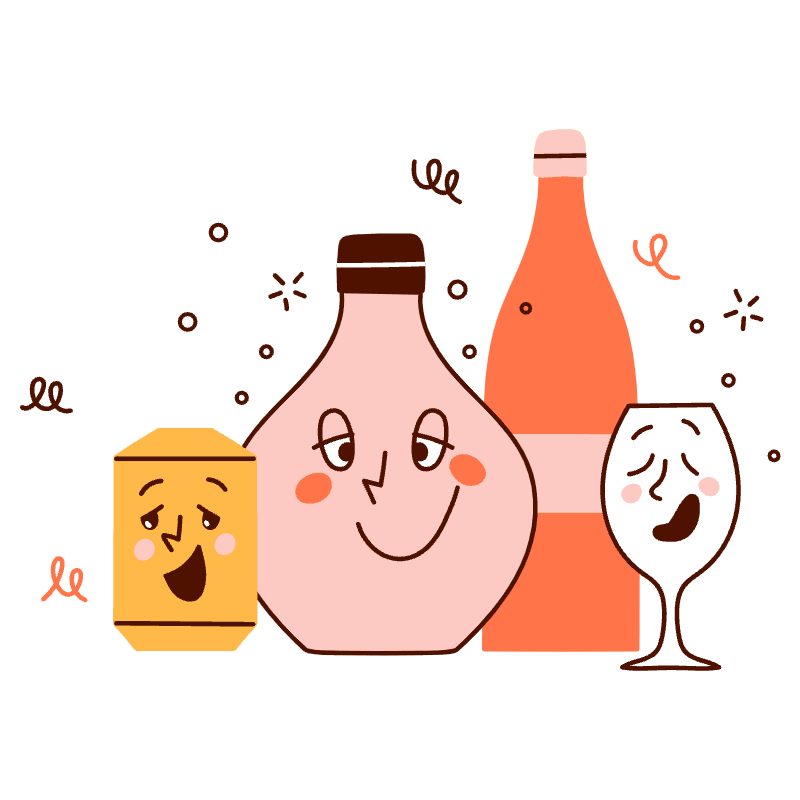 Liquor Illustration from Manchester Set