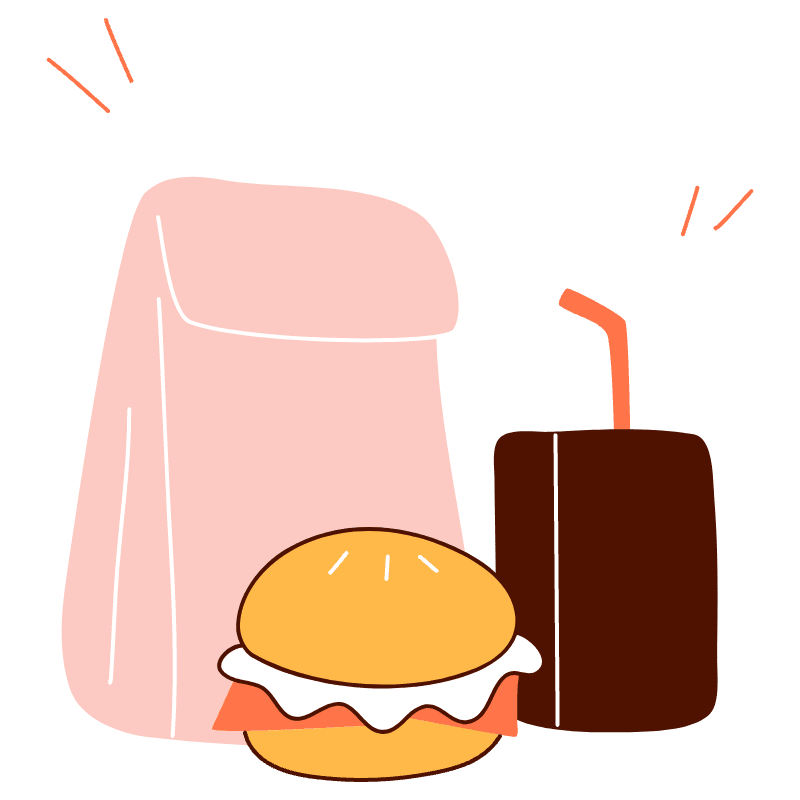 Lunch 2 Illustration from Manchester Set