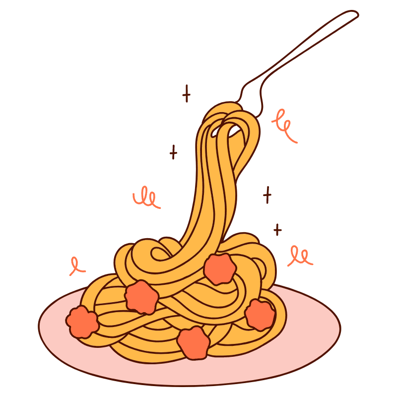 Pasta 2 Illustration from Manchester Set