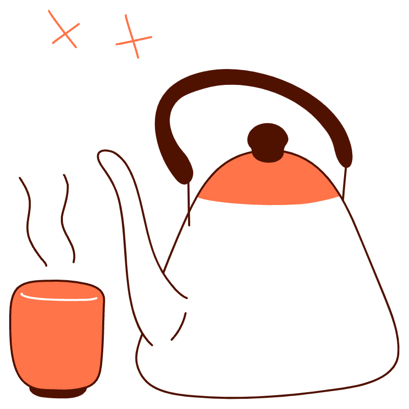 Tea Pot Kettle Illustration from Manchester Set