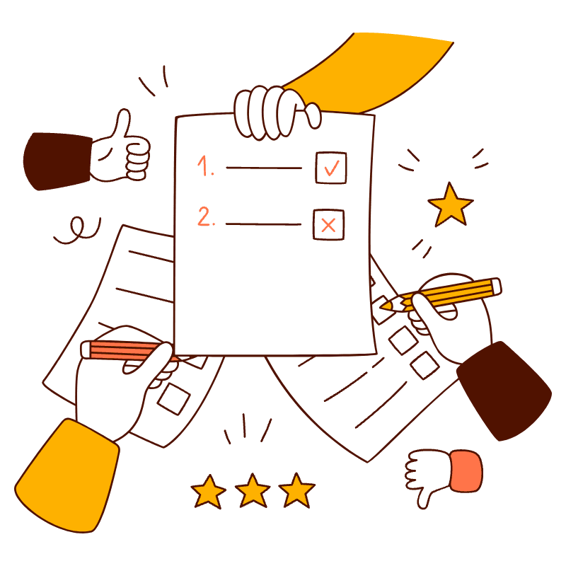 Filling Survey Illustration from Manchester Set