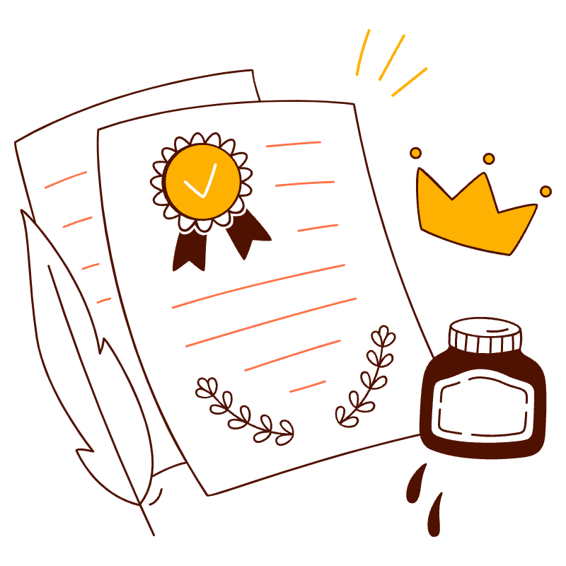 Certificate Illustration from Manchester Set