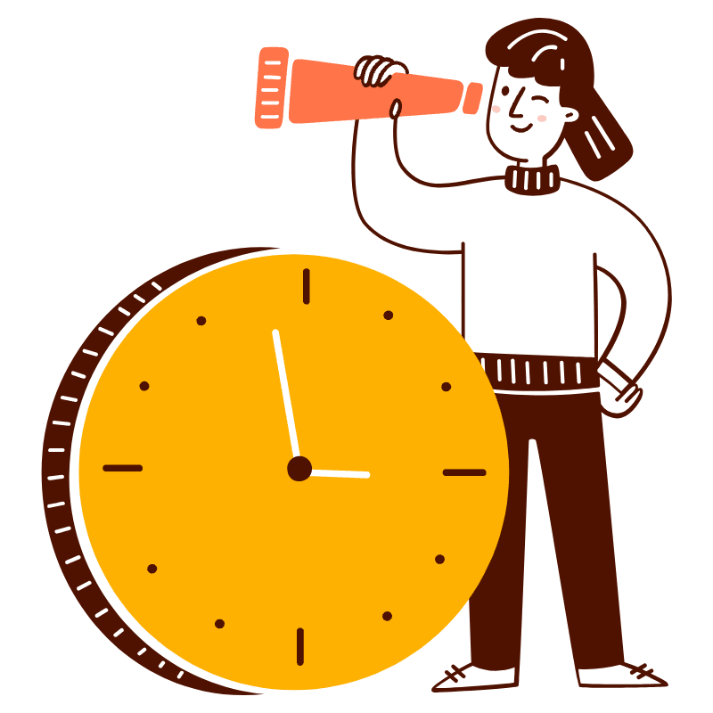 Soon - Clock Illustration from Manchester Set