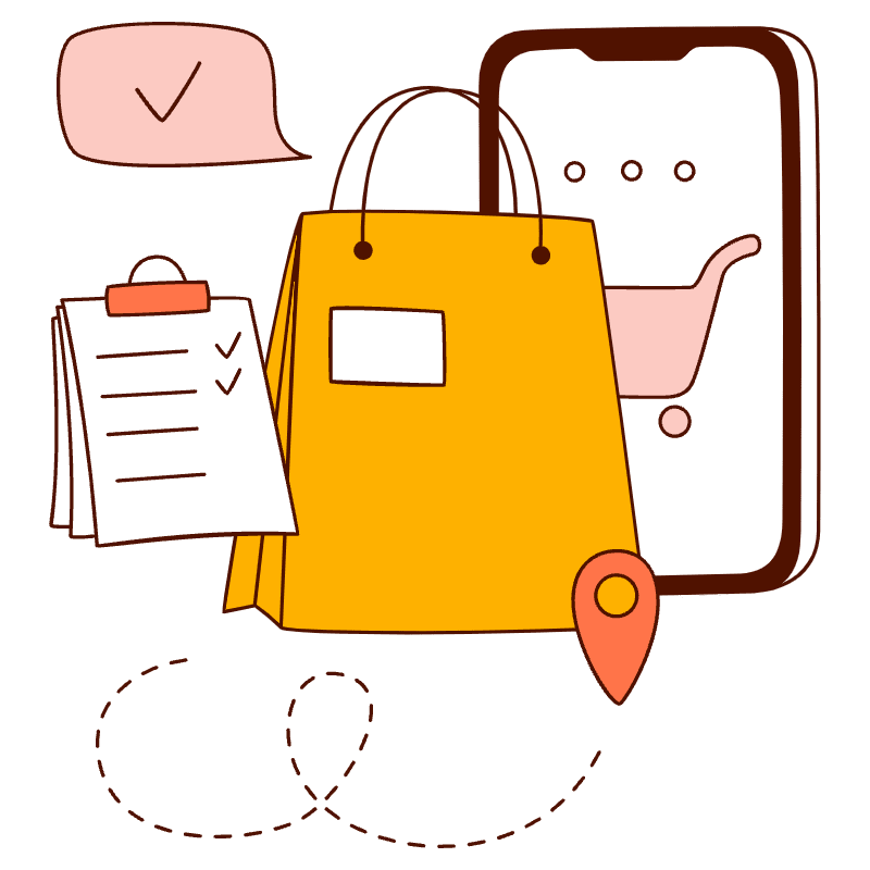 Order Completed Illustration from Manchester Set