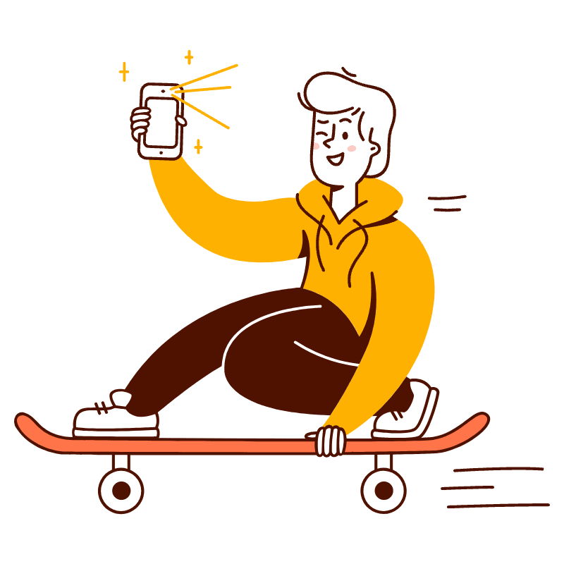 Selfie 1 Illustration from Manchester Set