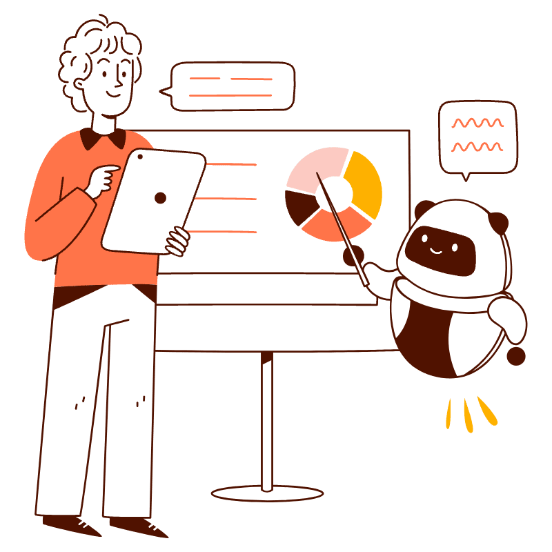 Robot Work Office Team Illustration from Manchester Set