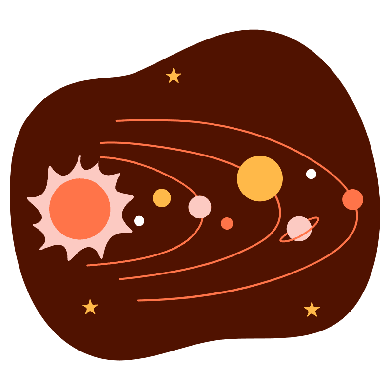 Solar System Illustration from Manchester Set