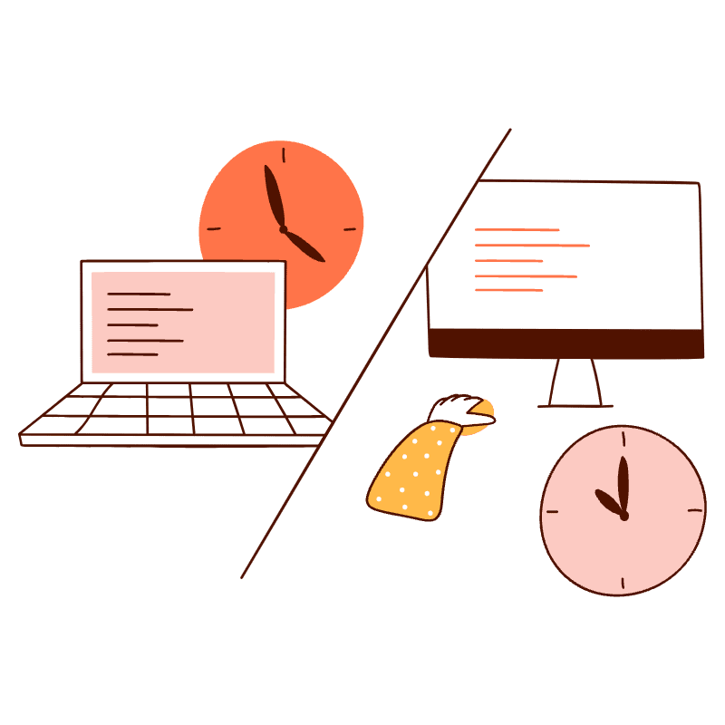 Asynochronous Work Illustration from Manchester Set