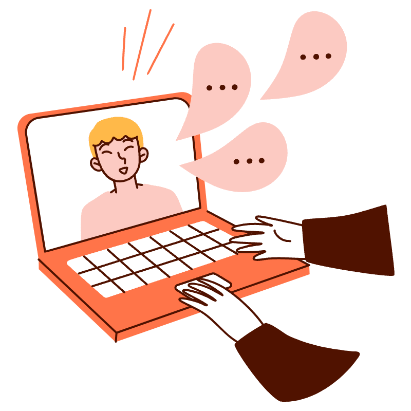 Job Interview Illustration from Manchester Set