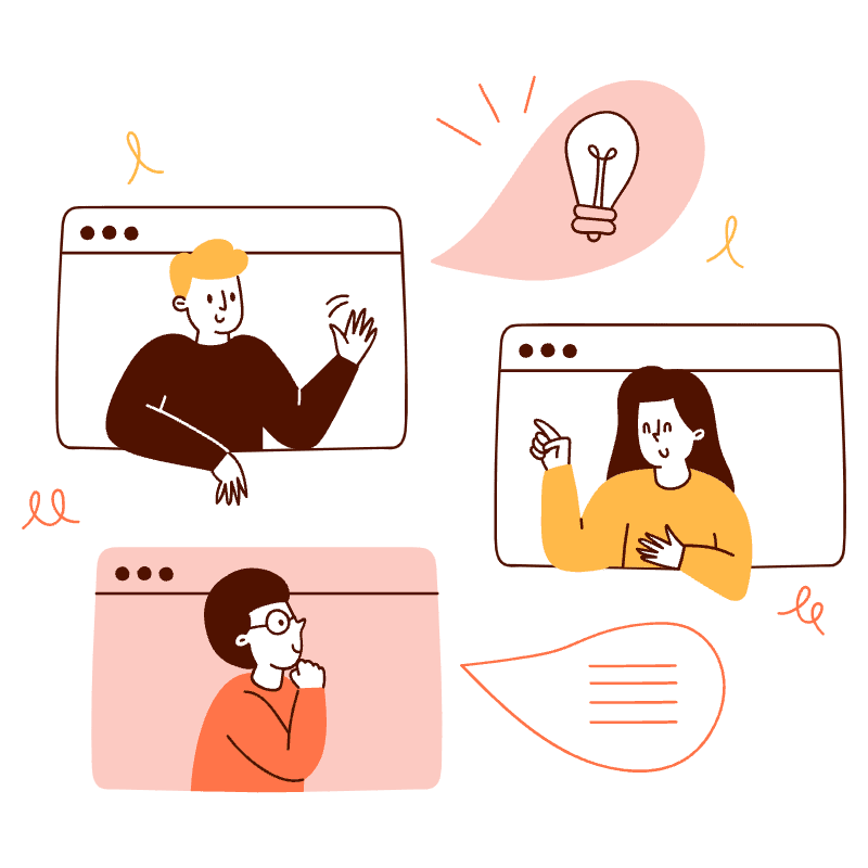 Remote Team 2 Illustration from Manchester Set