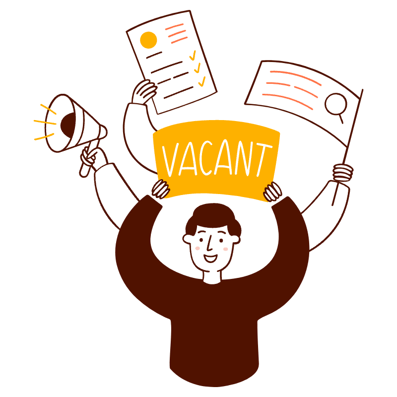 We Are Hiring Illustration from Manchester Set