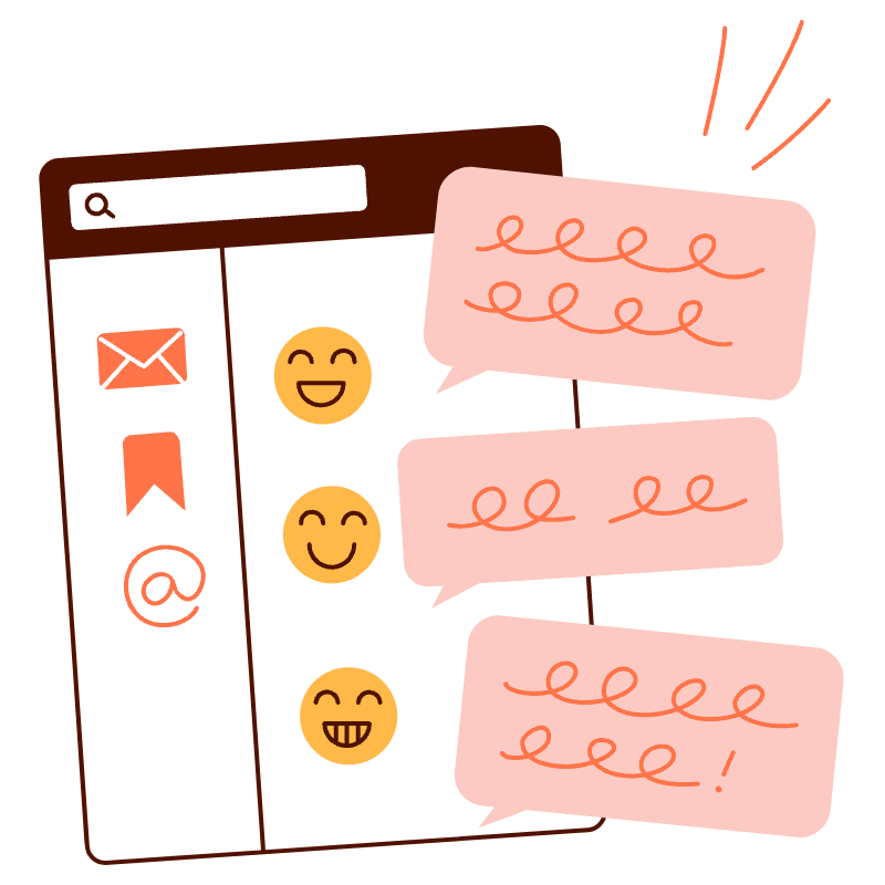 Work Chat Illustration from Manchester Set