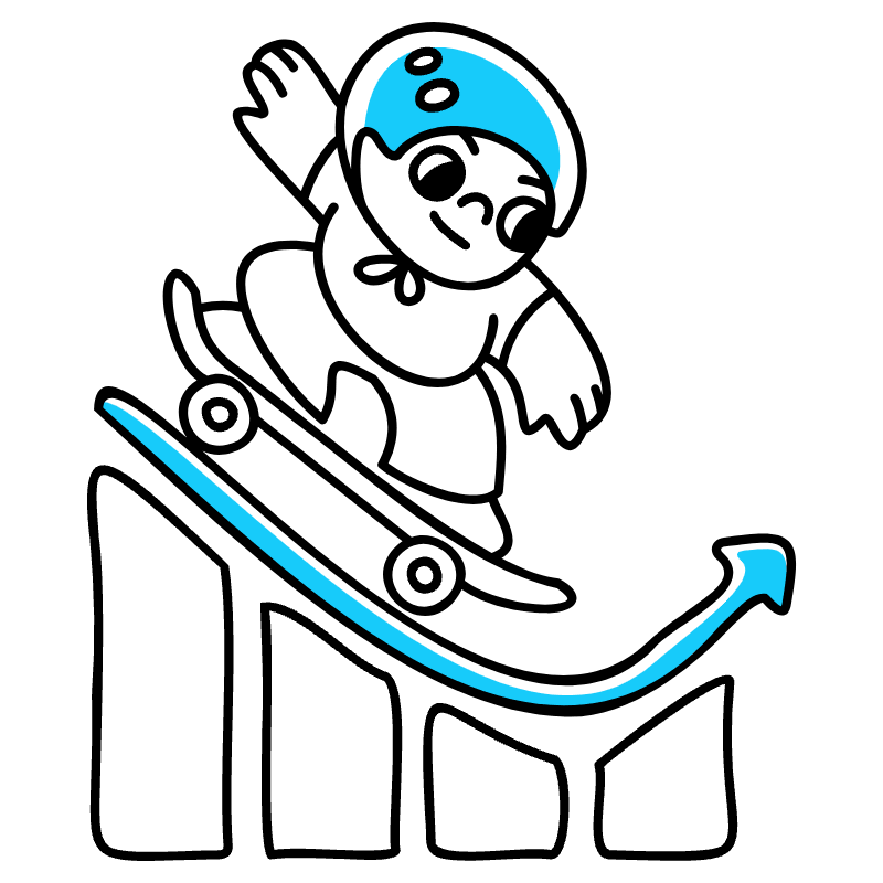 Bar Graph Illustration from Manila Set