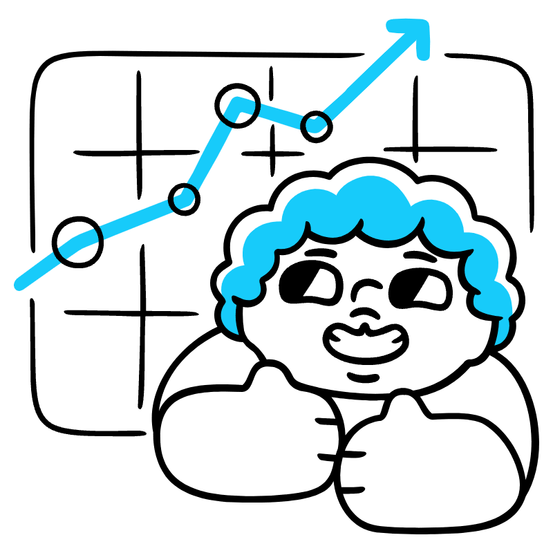Graph Positive Illustration from Manila Set
