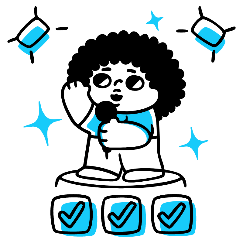 New Talent Illustration from Manila Set