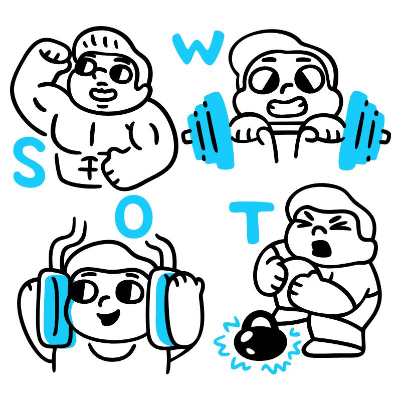 Swot Illustration from Manila Set