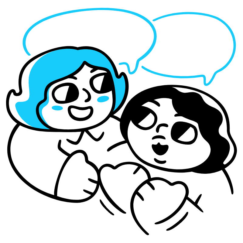 In Person Illustration from Manila Set