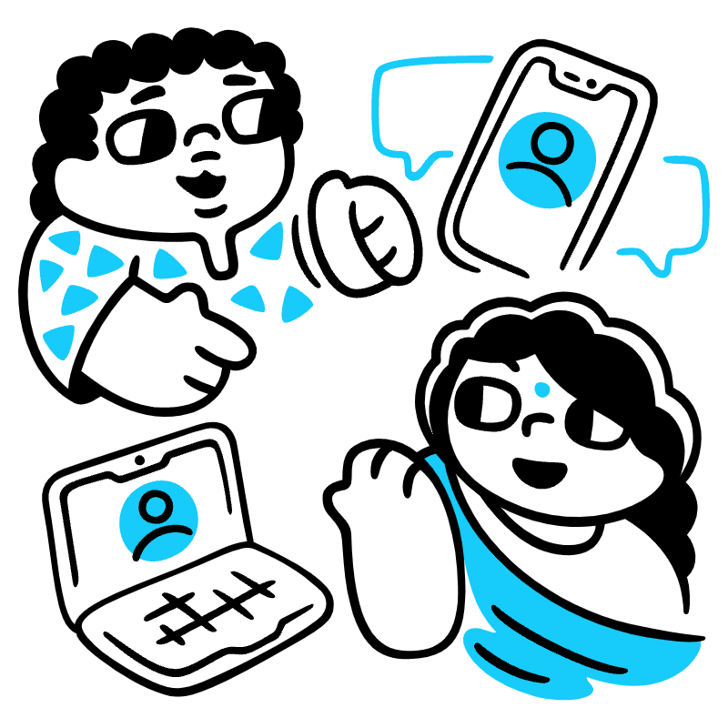 Multilingual Communication Illustration from Manila Set