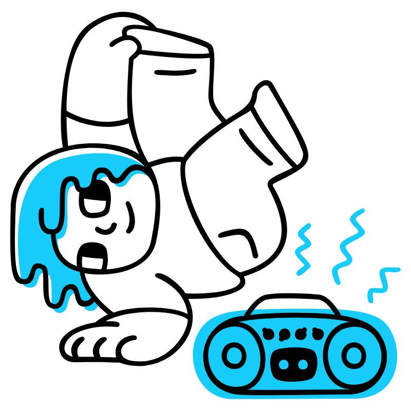 Boombox 1 Illustration from Manila Set