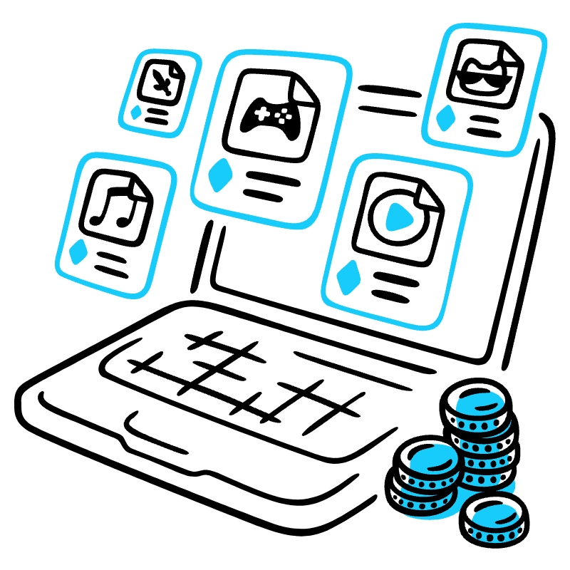 NFT Marketplace Illustration from Manila Set