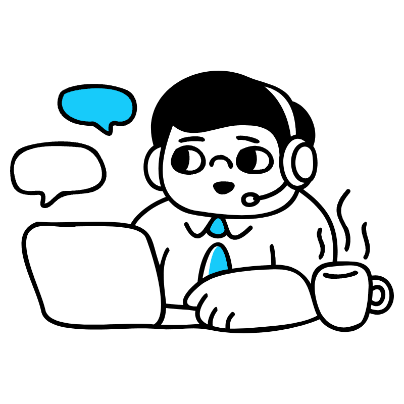 Call Center Illustration from Manila Set