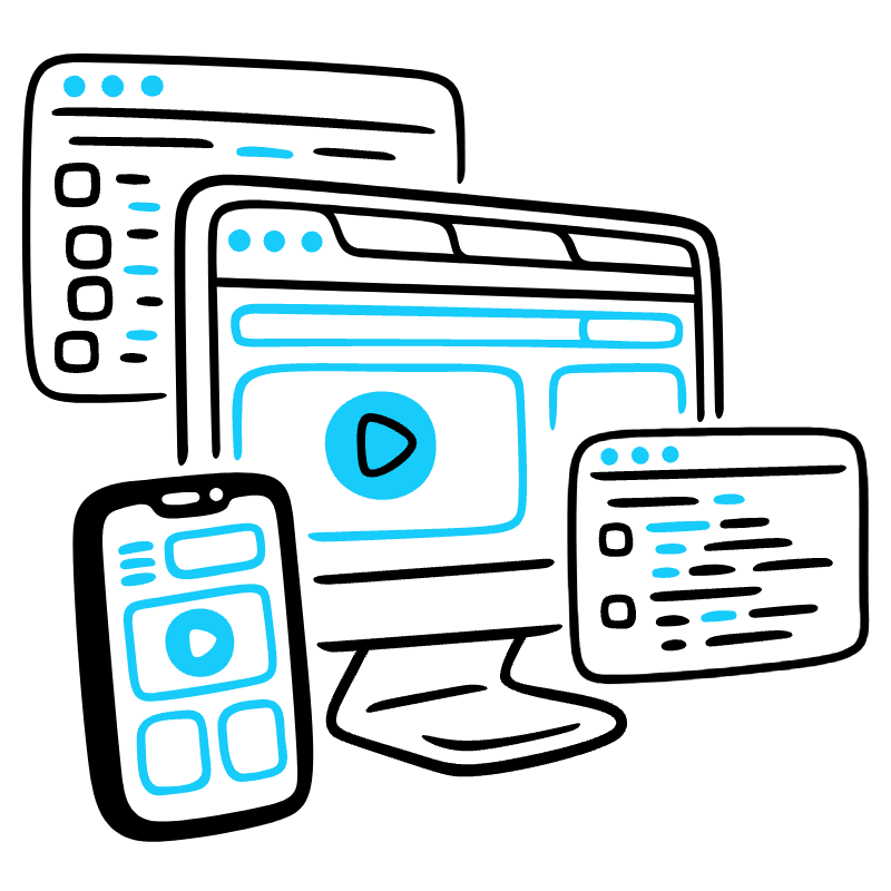 Coding A Website Illustration from Manila Set