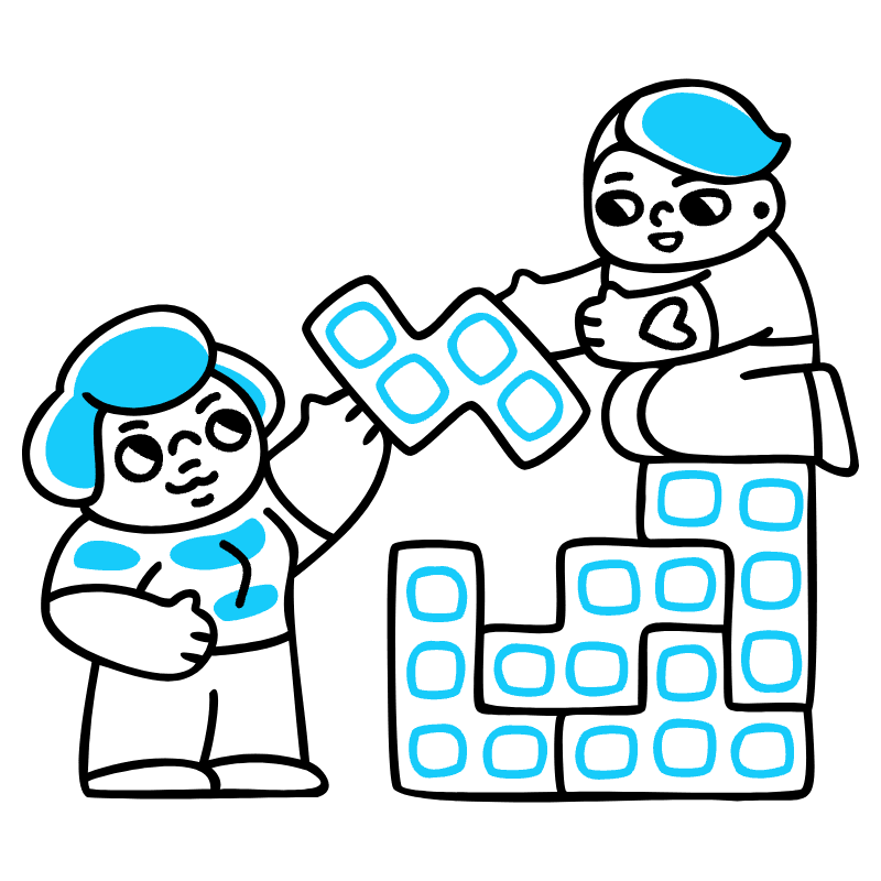 Modular Coding Of Application Illustration from Manila Set