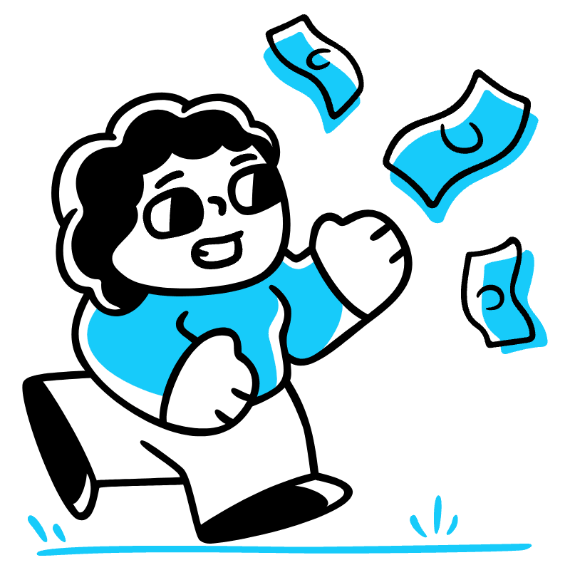Chasing Money Illustration from Manila Set