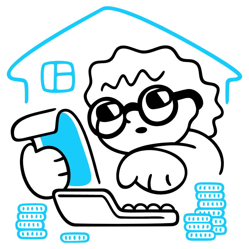 Home Finances Illustration from Manila Set