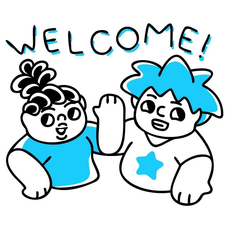 Welcome Illustration from Manila Set