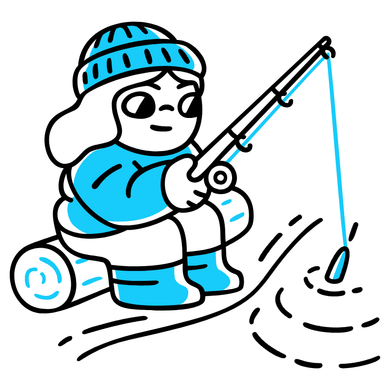 Fishing 1 Illustration from Manila Set