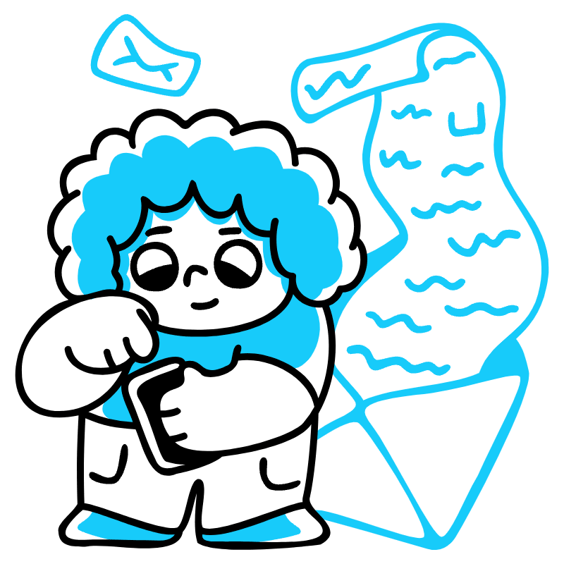 Newsletter Illustration from Manila Set