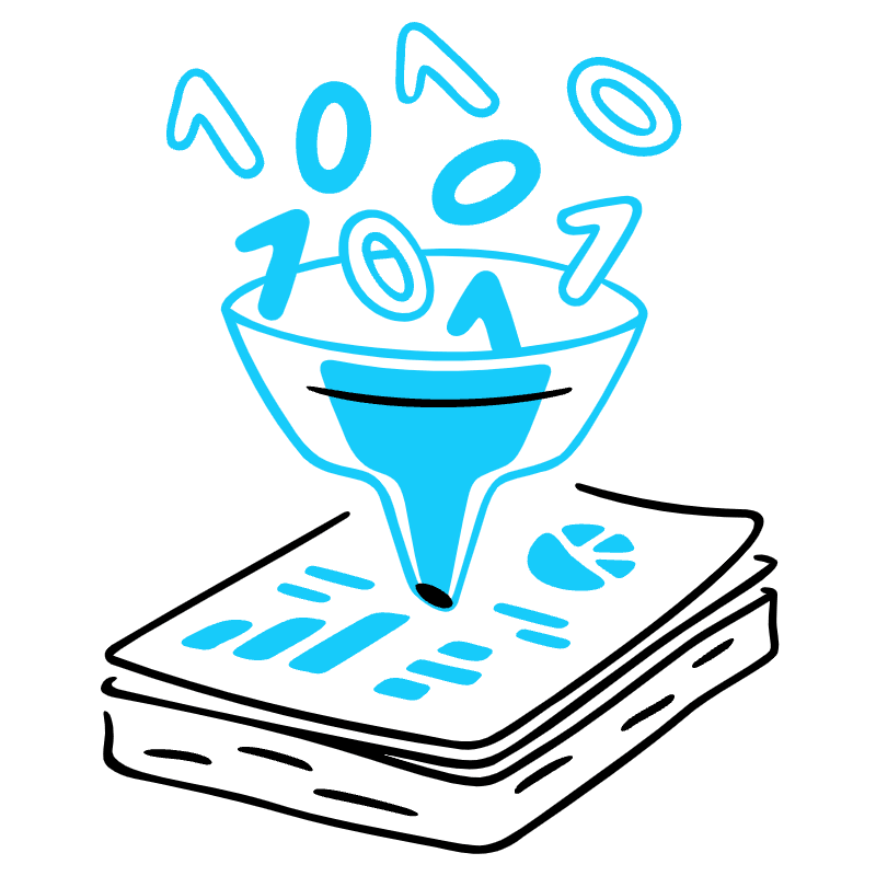 Gathering Of Data 1 Illustration from Manila Set