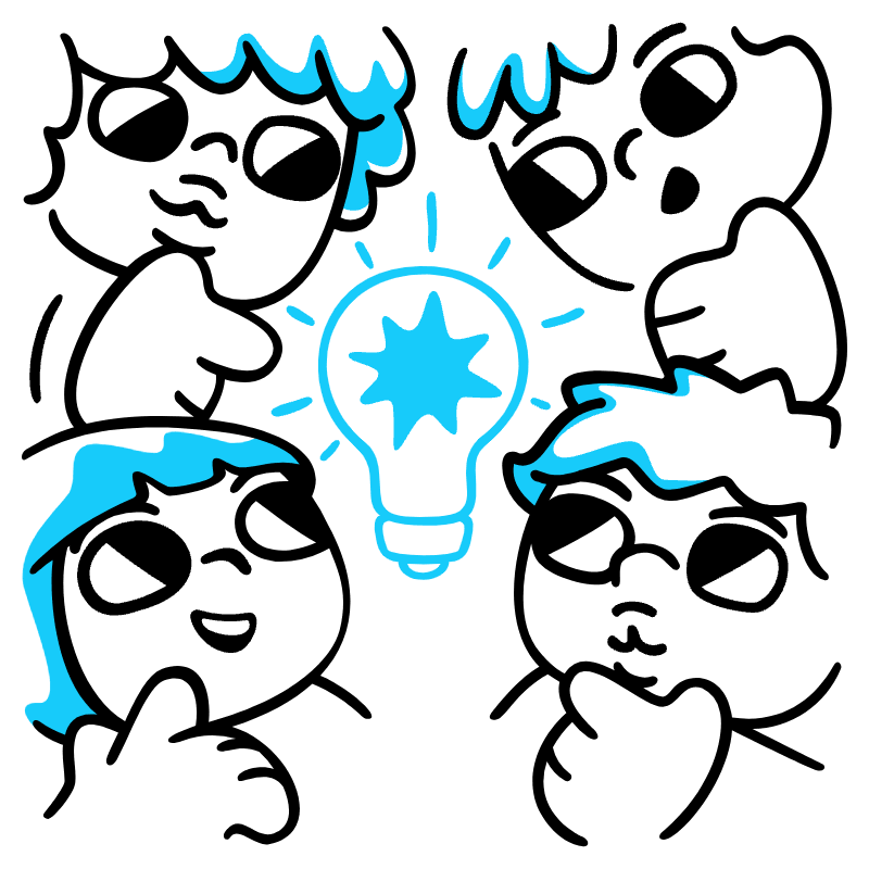 Team Brainstorming Illustration from Manila Set